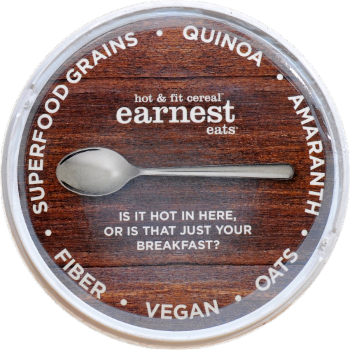Earnest Eats Hot And Fit  Cereal Cup Mayan Blend Perspective: top