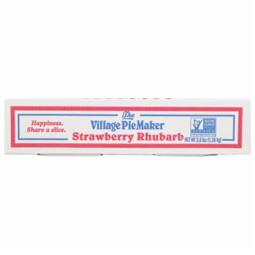 The Village PieMaker Strawberry Rhubarb Pie Perspective: top