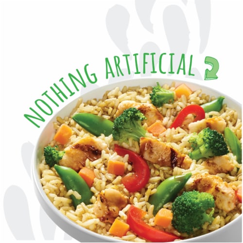 Evol Gluten Free Teriyaki Chicken Frozen Meal Perspective: top