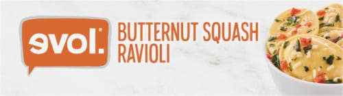 evol.® Butternut Squash & Sage Ravioli Frozen Meal Perspective: top
