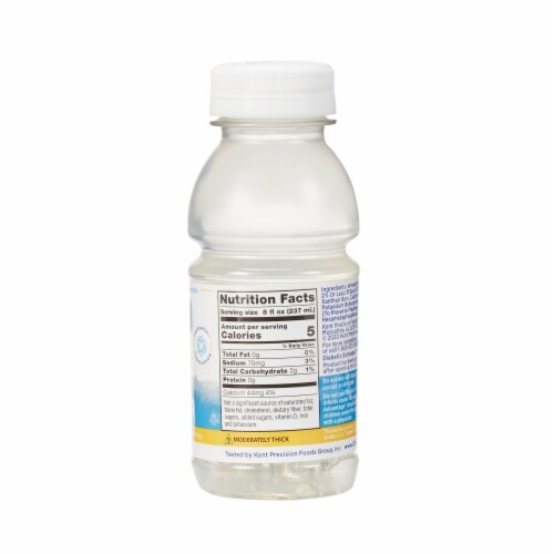Thick-It Clear Advantage Thickened Water Unflavored 8 oz Bottle Perspective: top