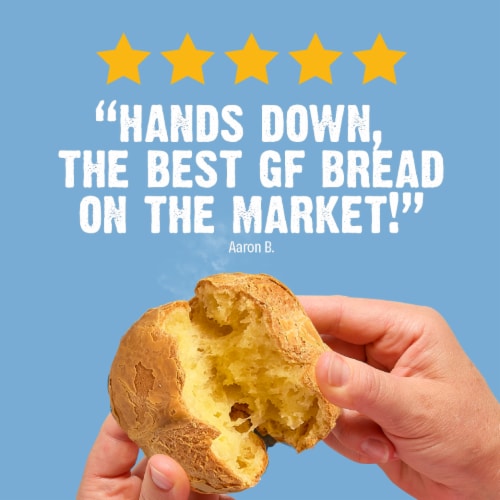 Against The Grain® Gourmet Gluten-Free Frozen Rolls Perspective: top