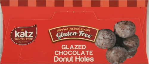 Katz Gluten Free® Glazed Chocolate Donut Holes Perspective: top