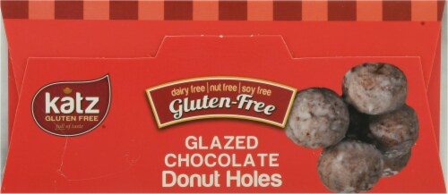 Katz Gluten Free® Glazed Chocolate Donut Holes Perspective: top