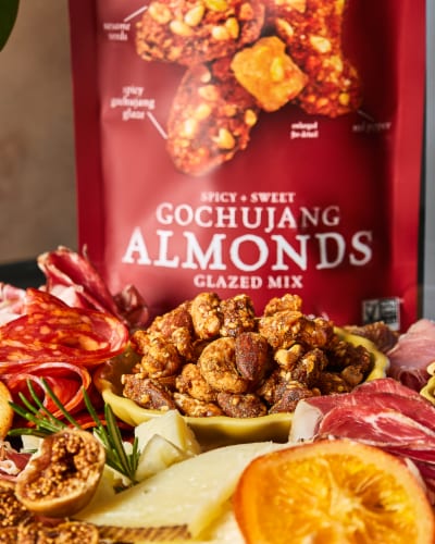Sahale Snacks® Gochujang Almonds Perspective: top