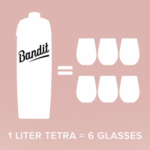 Bandit™ Dry Rose California Pink Wine Perspective: top