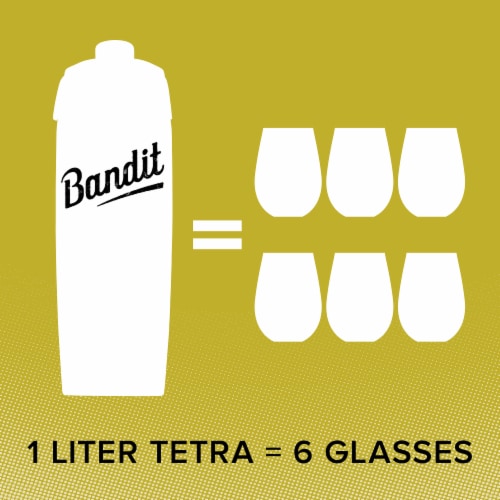 Bandit Pinot Grigio California White Wine 1 L Box Perspective: top