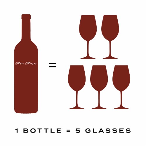 Three Thieves Cabernet Sauvignon California Red Wine 750 ml Perspective: top