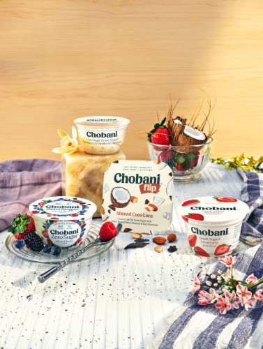 Chobani® Non-Fat Plain Greek Yogurt Perspective: top