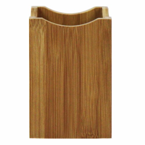 Oceanstar Bamboo Utensil Holder Perspective: top