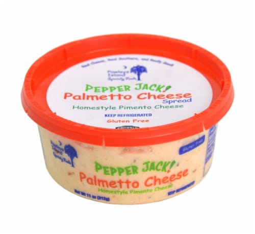 Palmetto Cheese Pepper Jack Homestyle Pimento Cheese Spread Perspective: top