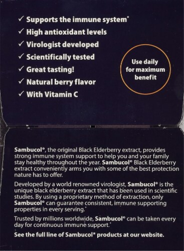 Sambucol® Black Elderberry Immune Drink Powder Perspective: top