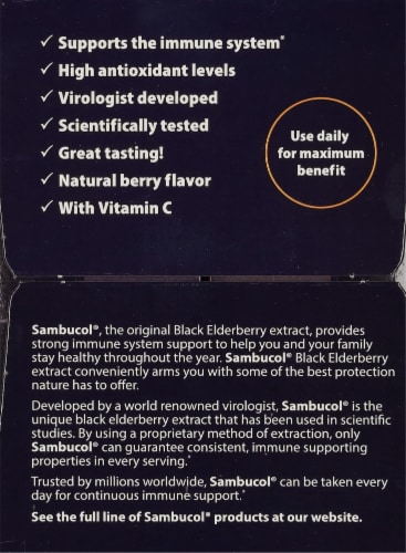 Sambucol® Black Elderberry Immune Drink Powder Perspective: top