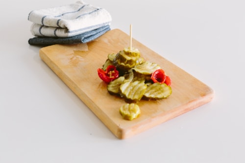 McClure's® Sweet & Spicy Pickle Chips Perspective: top