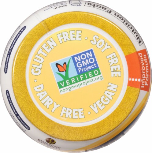 Genceutic Naturals Gluten Free Plant Head Banana Protein Powder Perspective: top