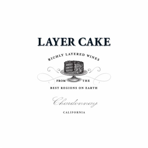 Layer Cake Chardonnay California White Wine Perspective: top