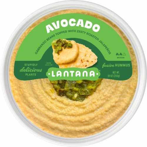 Lantana® Medium Heat Avocado Hummus Perspective: top