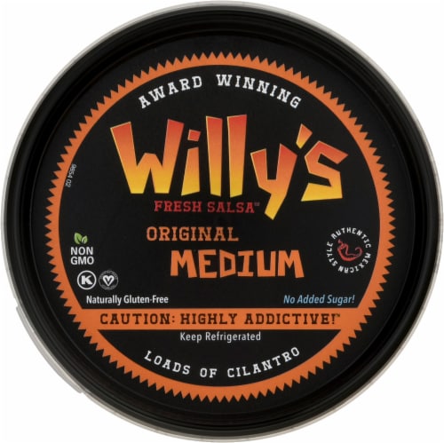 Willy's™ Fresh Medium Salsa Perspective: top