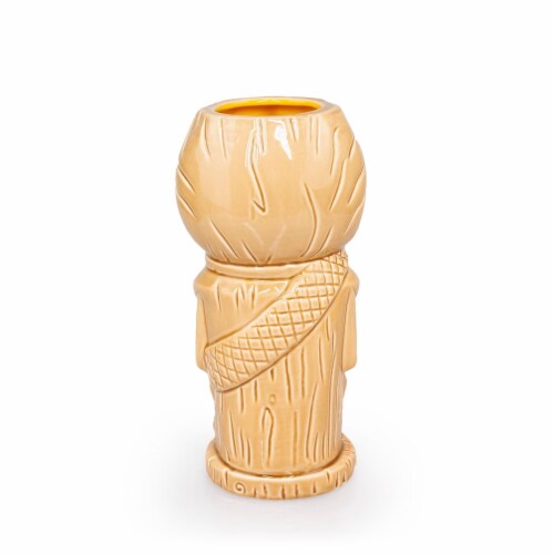 Geeki Tikis Star Trek: The Next Generation Lt. Worf Ceramic Mug | 14 Ounces Perspective: top