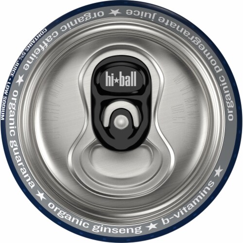HiBall® Pomegranate Acai Organic Energy Drink Perspective: top