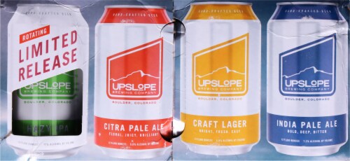 Upslope Brewing Co. Mix Box Beer Variety Pack Perspective: top