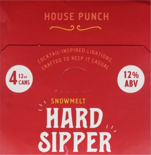 Upslope Brewing Co. Snowmelt House Punch Hard Sipper Cocktail Perspective: top