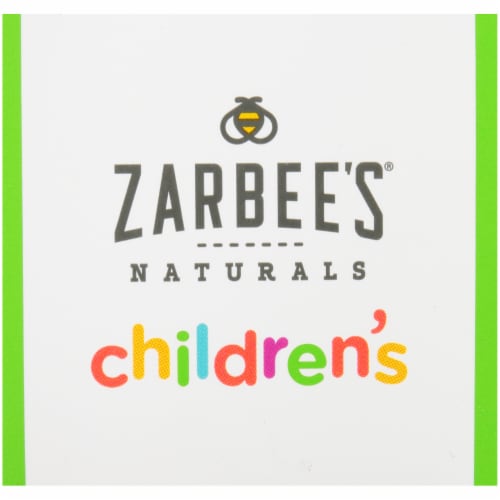 Zarbee's Naturals Children's Cherry Flavor Cough Mucus Liquid Medicine Perspective: top
