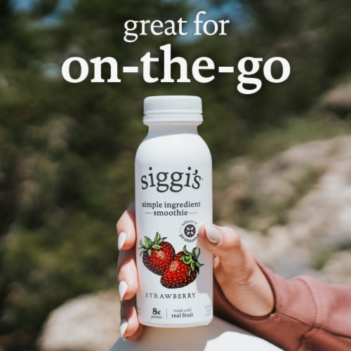 siggi's Probiotic Drinkable Lowfat Yogurt Perspective: top
