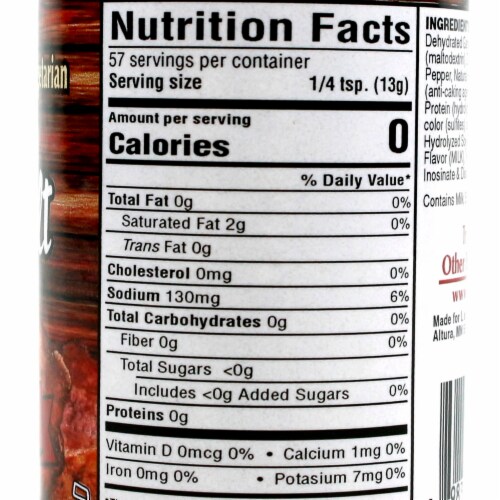 J&D's® Original Bacon Salt Perspective: top
