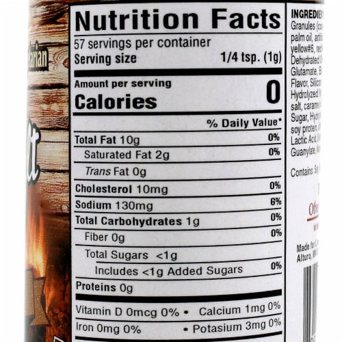 J&D's® Hickory Bacon Salt Perspective: top