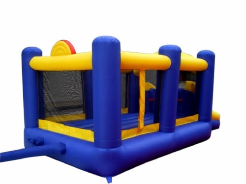 NEW Island Hopper Island Hopper Racing Slide and Slam Recreational Bounce House Perspective: top