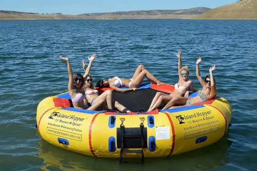 New Island Hopper 13 Bounce N Splash Padded Water Bouncer 1