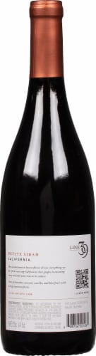 Line 39 California Petite Sirah 750 ml Perspective: top