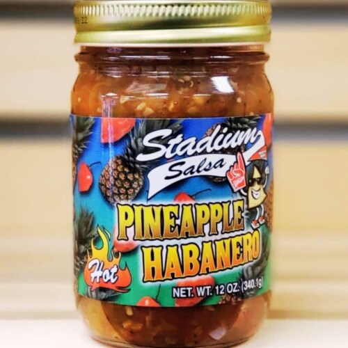 Stadium Salsa Blazing Three Hot Sauces, Hot, Pineapple Habanero, Holy ...