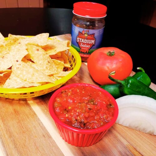 Stadium Salsa Variety Pack: Mild Salsa, Medium Salsa, Hot Salsa Sauces ...