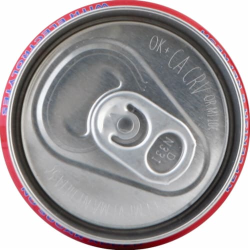 Vita Coco® Raspberry Lime Flavored Sparkling Coconut Bottled Water Perspective: top