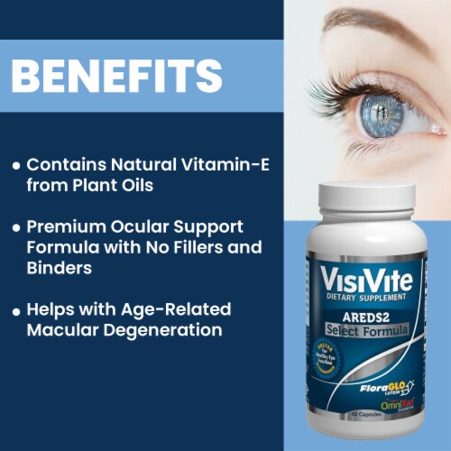 VisiVite, AREDS 2 Select Eye Vitamin Formula Perspective: top