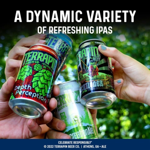 Terrapin Survival Kit IPA Craft Beer Perspective: top