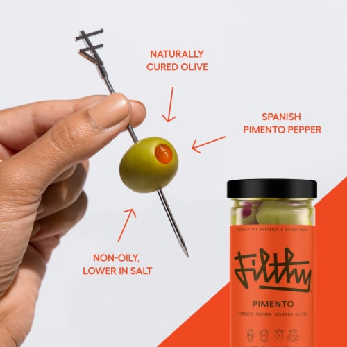 Filthy® Pimento Olive  Perspective: top