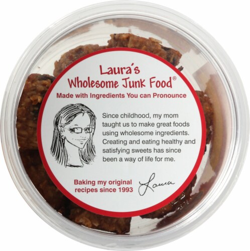 Laura's Wholesome Junk Food® Oatmeal Raisin Bite-lettes Perspective: top