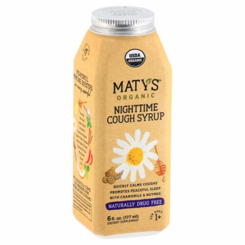 Maty's® Organic Nighttime Cough Syrup Perspective: top