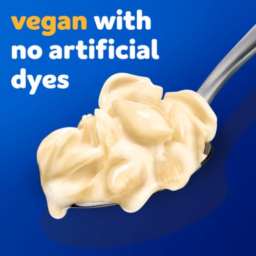 Kraft Notco Plant Based White Cheddar Style Mac and Cheese Perspective: top