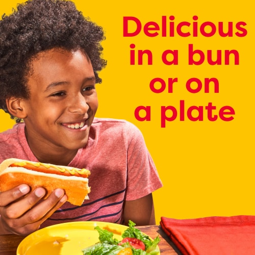 Oscar Mayer Bun Length Plant Based Not Hot Dogs Perspective: top