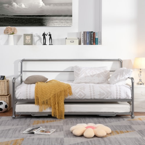 Beds in Stainless Steel for Home or Office Use Perspective: top