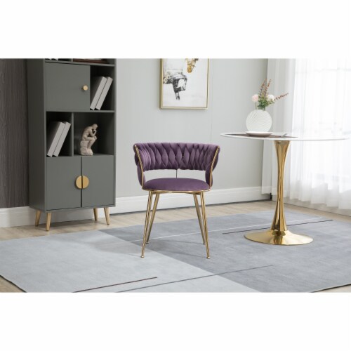 Accent Chairs in Velvet for Home or Office Use Perspective: top