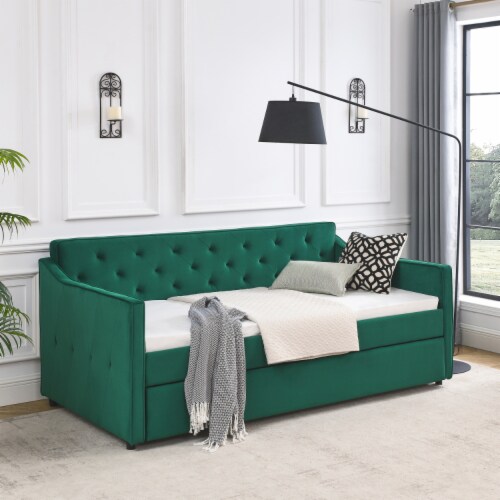 Full velvet daybed sales