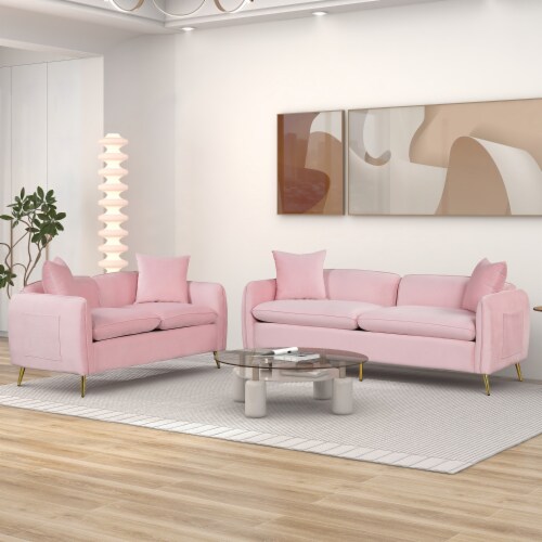 Sofas in Velvet for Home or Office Use Perspective: top