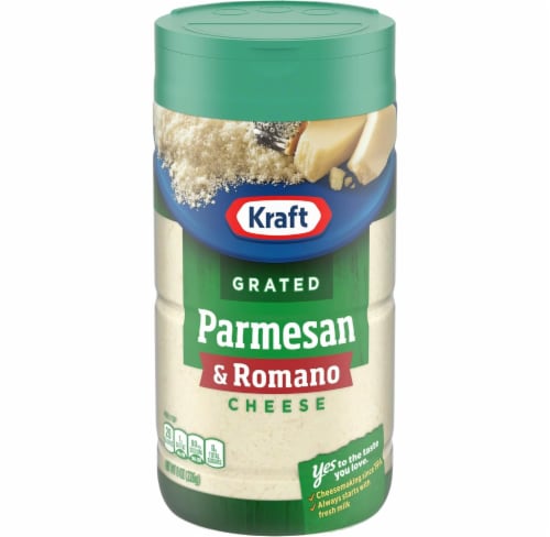 Kraft Parmesan Cheese Grated 8 oz Pack of 2 Perspective: top