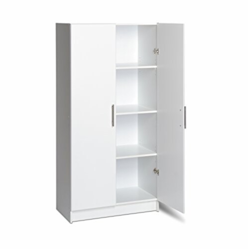 Ergode Elite 32 inch Storage Cabinet, White Perspective: top