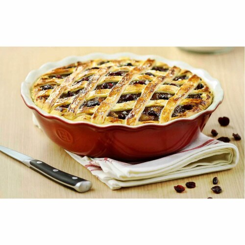 Emile Henry USA Pie Dish Perspective: top